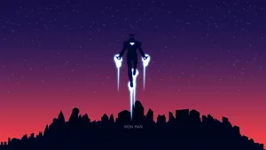 Iron Man Full Hd Burst Wallpaper