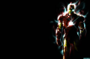 Iron Man In The Dark Wallpaper