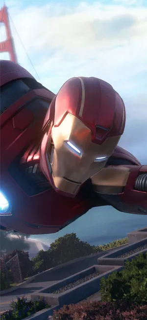 Iron Manin Flighti Phone Wallpaper Wallpaper