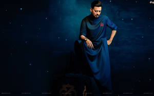 Irrfan Khan Wearing Blue Wallpaper