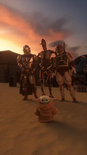 Isn’t It Adorable? Get Your Hands On The Cutest Baby Yoda Iphone Now! Wallpaper