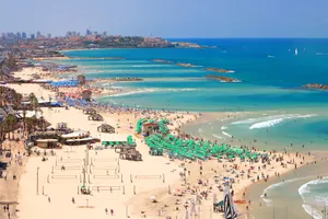 Israel Aerial Beach Wallpaper