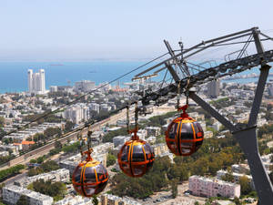 Israel Cable Car Wallpaper