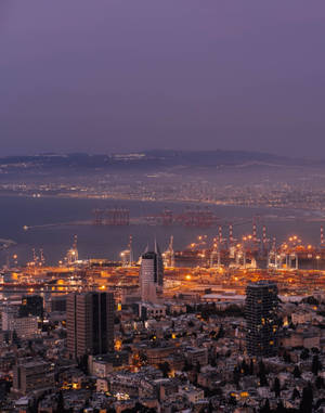 Israel Haifa Bay Wallpaper