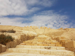 Israel Nitzana Ancient City Wallpaper