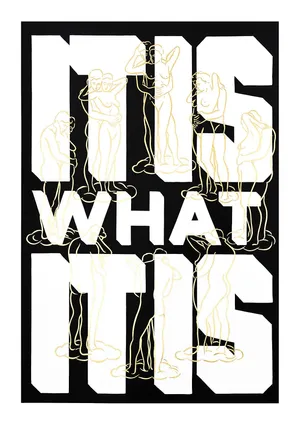 It Is What It Is Artwork Wallpaper