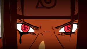 Itachi Mangekyou Sharingan Close Up Red Eye Wallpaper