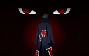 Itachi Of The Sharingan Akatsuki Wallpaper