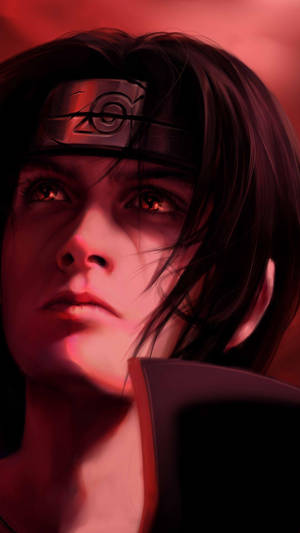 Itachi Sharingan Artwork Wallpaper