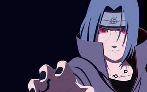 Itachi Sharingan Dark Nails Wallpaper