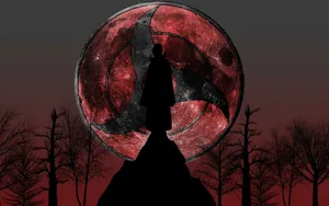 Itachi Uchiha Crescent Moon Wallpaper
