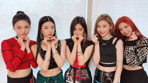 Itzy Debut Stage Photo Wallpaper