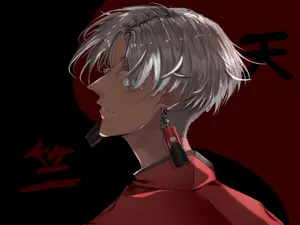 Izana Kurokawa Side View Wallpaper