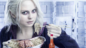 Izombie Liv Moore Eating Brains Wallpaper