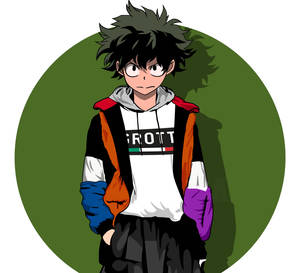 Izuku Midoriya 4k Outfit Wallpaper