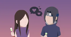 Izumi Uchiha And Itachi Vector Wallpaper