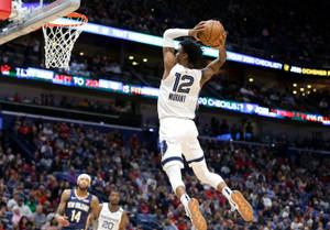 Ja Morant Dunk New Orleans Game Wallpaper