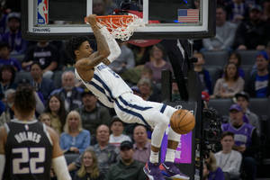 Ja Morant Dunk Sacramento Kings Game Wallpaper