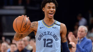 Ja Morant Grizzlies Vs Rockets Wallpaper