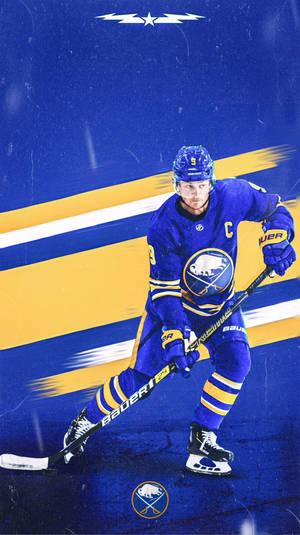 Jack Eichel Buffalo Sabres Stripes Wallpaper