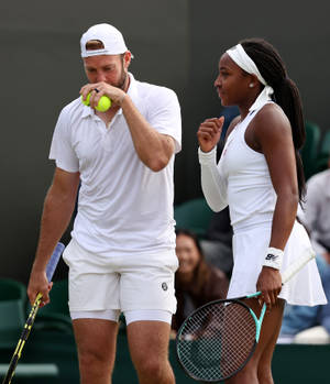 Jack Sock And Serena Williams Wallpaper