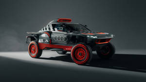 Jacked-up Audi Car 5120x1440 Wallpaper