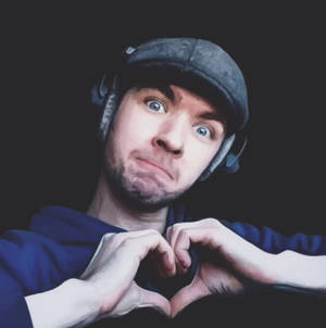 Jacksepticeye Heart Hands Wallpaper