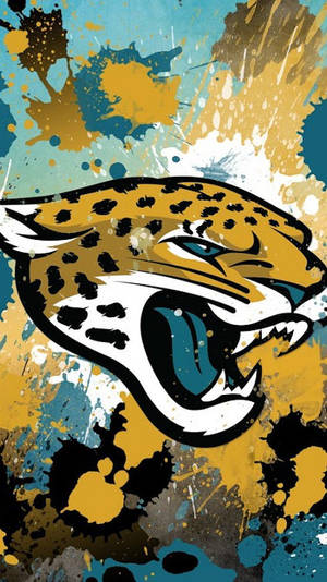 Jacksonville Jaguars Abstract Art Wallpaper