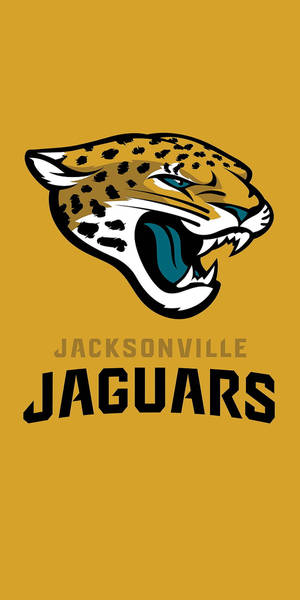 Jacksonville Jaguars On Yellow Wallpaper