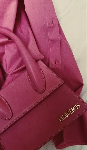 Jacquemus Pink Le Chiquito Noeud Bag Wallpaper