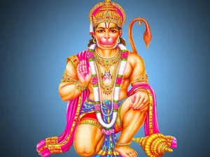 Jai Hanuman Red Tail Wallpaper