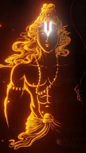 Jai Shree Ram Hd Rama Glowing Wallpaper