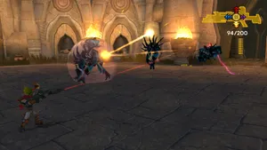 Jak 3 Fight With Beam Reflexor Wallpaper