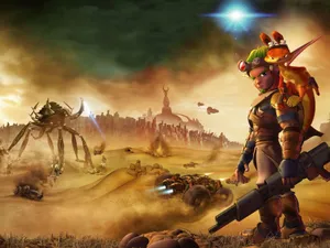 Jak And Daxter In Wartime Wallpaper