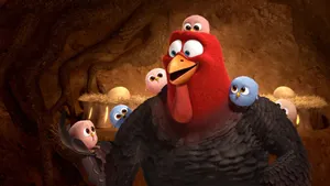 Jake And Chicks From Free Birds Wallpaper