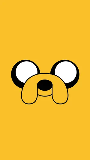 Jake Plain Yellow Iphone Wallpaper