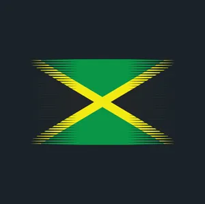 Jamaica Flag Graphic Wallpaper