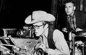 James Dean Behind The Camera Wallpaper