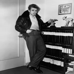 James Dean Bookshelf Wallpaper