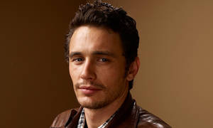 James Franco Brown Background Wallpaper