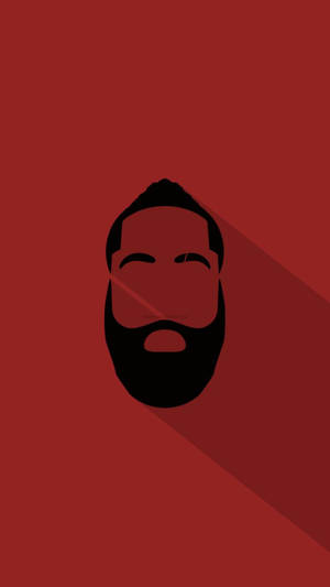 James Harden Minimalist Art Wallpaper