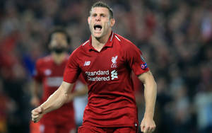 James Milner Passionate Playing Wallpaper