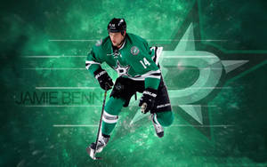 Jamie Benn Green Poster Fanart Wallpaper