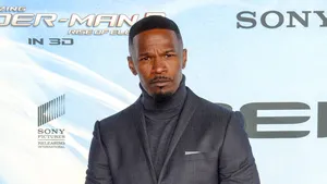 Jamie Foxx Spiderman Berlin Premiere Wallpaper
