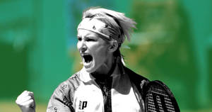 Jana Novotna Green Edit Wallpaper