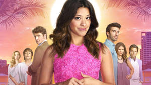 Jane The Virgin Cast Members Season Four Wallpaper