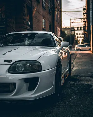 Japanese Domestic Market (jdm) Supra Taking Over The Streets Wallpaper