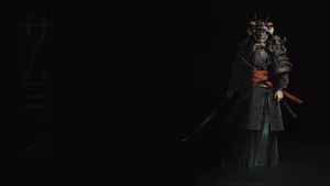 Japanese Samurai Two Swords Wallpaper