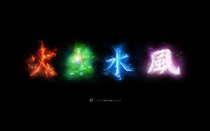 Japanese Symbol Earth Element Wallpaper