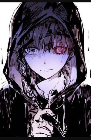 Jarring Tokyo Ghoul Sad Boy Digital Art Wallpaper